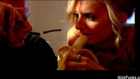 sexy babe with big tits nailed hard, getting facial cumshot