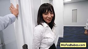 Sasha Pearl Feels Intense Pleasure as Parker Ambrose Fucks Her on the Desk