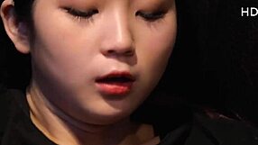 Caught jerking off, ended up banging together with Asian