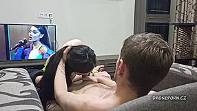 Hidden camera captures the second hardcore scene with an Asian cutie in a nudist beach