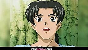 Sweet virgin pussy explored with fingers and cock in hentai tale