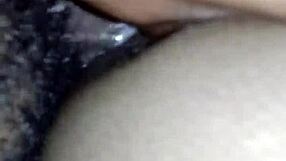 king sauce fills ebony pussy with creampie