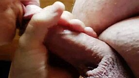 my plump wife sucking husbands dick in shop