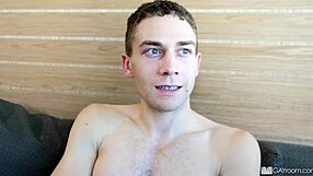 Black Cock Stretches Adrians Ass Wide Open In The Shower.