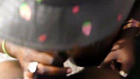 sloppy dick sucking close up with black teen slut