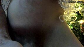 Bad santa talks dirty for christmas gay cum