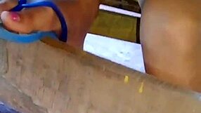 Upskirt Colombian University Student In Skirt