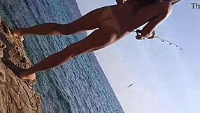 Why Does He Piss in My Pussy While I Pee on His Lure at This Wild Beach?