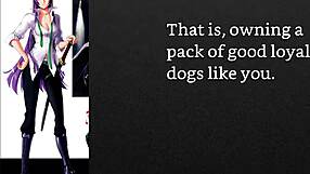 faygrey and busujima saeko dominate their new pet with joi and cei