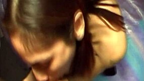 A petite 19-year-old Native American girl swallows cum in Ndingirls com.