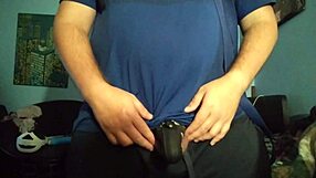 Wow, Chastity Cage Masturbation!