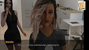 john carries all three girls, showing his strength in this 3d anime scene with sex and big asses.