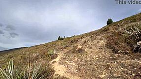 Latina Lesbians Finger Pussies Outdoors After Adrenaline