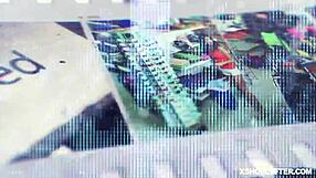 blonde teen abby bends over on the floor and gets pounded from behind