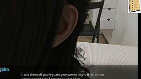 john carries all three girls, showing his strength in this 3d anime scene with sex and big asses.