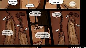 Azula kokande sten knullfest med DP och smutsigt prat