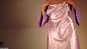 Candice performs a teasing striptease for me