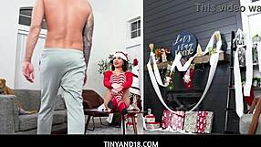 i unwrap my tiny teen christmas gift