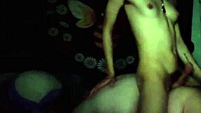 Trans girl Kerri slams Velma Voodoo in rough hardcore action