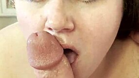 sexy bbw poppy cohen sucking cock pov