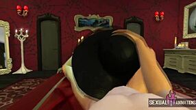 3D animated Resident Evil XXX: A sexy encounter with Lady Dimitrescu