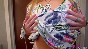 Nasty Stepmom Layna Landry Crushes on Big Tits Ass. She Rides Hard in Missionary.