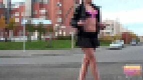 Want a quick flash of my fresh white panties under the skirt?