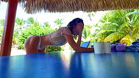 I Hosted a Strip Game Beer Pong on YouTube with a Mini Bikini Beauty