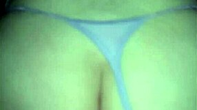 Skinny latina milf roommate gets creampie after blowjob