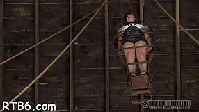 feeling the intense punishment on my beautiful cunt with the rod