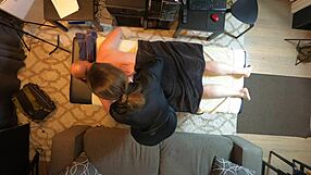 gigi breeze receives top massage