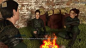 The price of power in this anime game hentai adventure