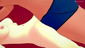 anya heats up wearing yor's clothes for bust play