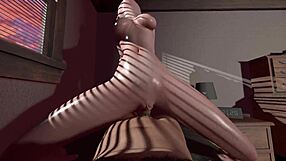 Не могу поверить, как горяча Эльза Л в 3D хентае SFM