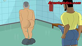 Kreskówkowa gejowska akcja z weteranem siłowni. Co zrobili dalej?