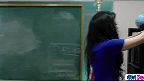 did you see the teacher getting her pussy licked by those lesbian students?