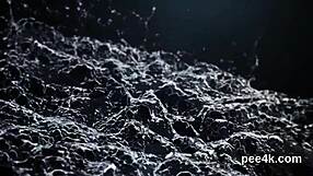 Striking Bombshell Gets Juicy Snatch Filled With Warm Piss And Splashes