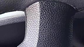 Jerking Off to Hot Babe at Bus Stop