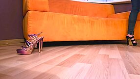 My Barefoot High Heels Collection Haul. Featuring Various Shoes And Feet.