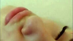 Babysitter Helps With Cock In Stockings