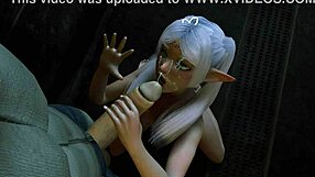 Frieren Elf Gets a Standing Fuck in This Parody!