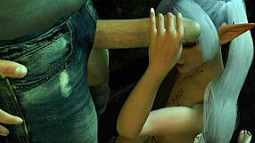 Frieren Elf Gets a Standing Fuck in This Parody!