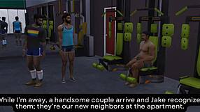 Owen and Jake sneakily bang the new neighbor couple in a wild 4some. Who knew gym buddies could get so naughty?