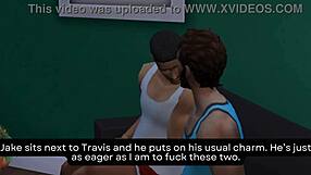 Owen in Jake tatovsko nagačita novo sosedovo par v divjem 4some