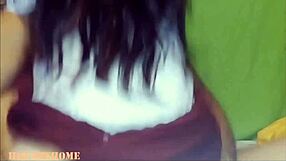 Mexican Latina Student Gets Detailed Anal Assfucking and Creampie with Schoolmate in Homemade Video