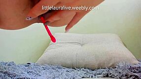 Cam Girl Little Laura Fucks Herself Live on Webcam with Close-Up Anal and Tits Action. Watch Her Sexy Latina Body in Full Detail