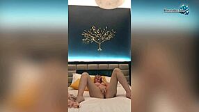 she asks, 'want to see my wet pussy?' in bathroom