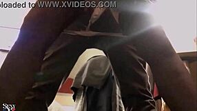 French amateur in satin lingerie bends over for doggystyle fuck with dirty talk.