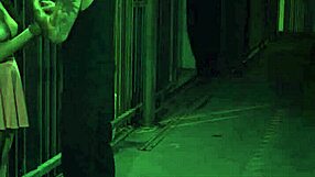 guys worship feet of bound teen doll in glasses