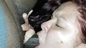 Deep Throat Big Black Cock Wet Fat Latina BBW Blowjob Monster Cock